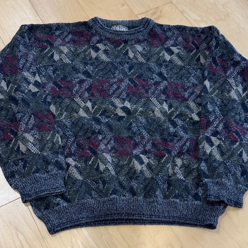 Cortina ITALIA wool blend CREWNECK sweater - VINTAGE